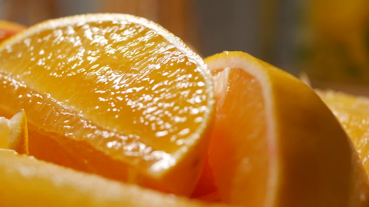 Close-up di fette di arance