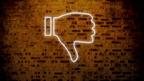 signo de corazón de neón en la pared de ladrillo 4k