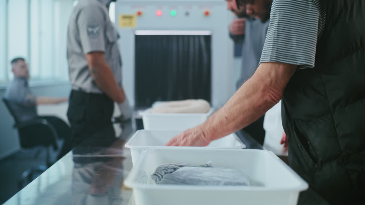 control de seguridad del aeropuerto