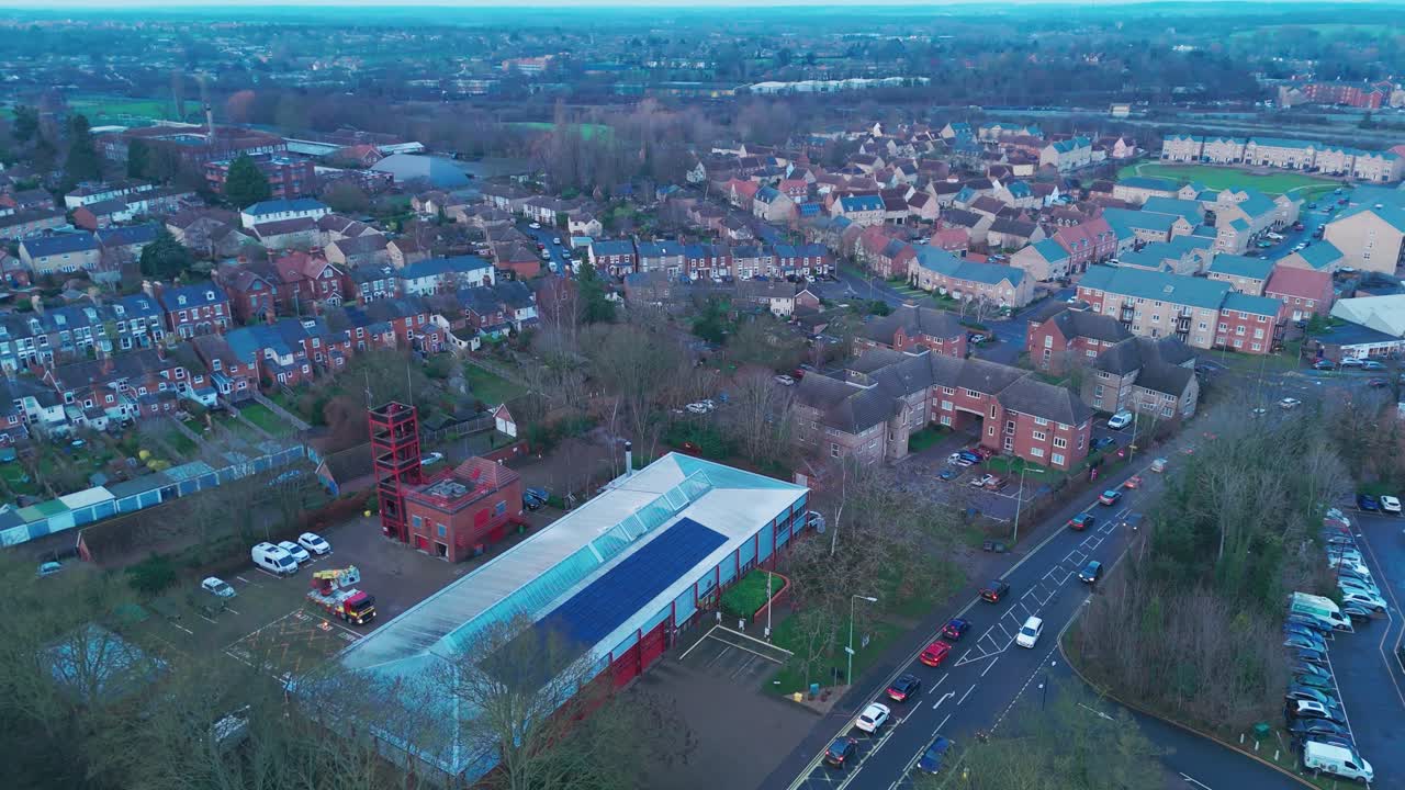 Case popolari nella città di Bury St Edmunds in Inghilterra, Regno Unito