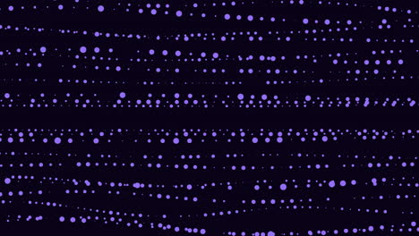 Colorful-dots-pattern-in-rows-on-dark-space