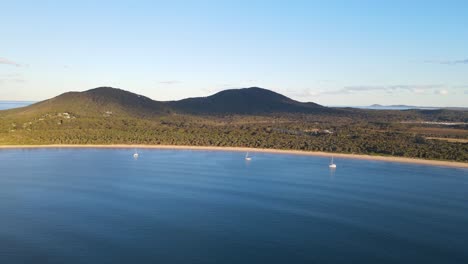 arakoon national park at the oceanfront of trial bay front beach in australian state of new south wales