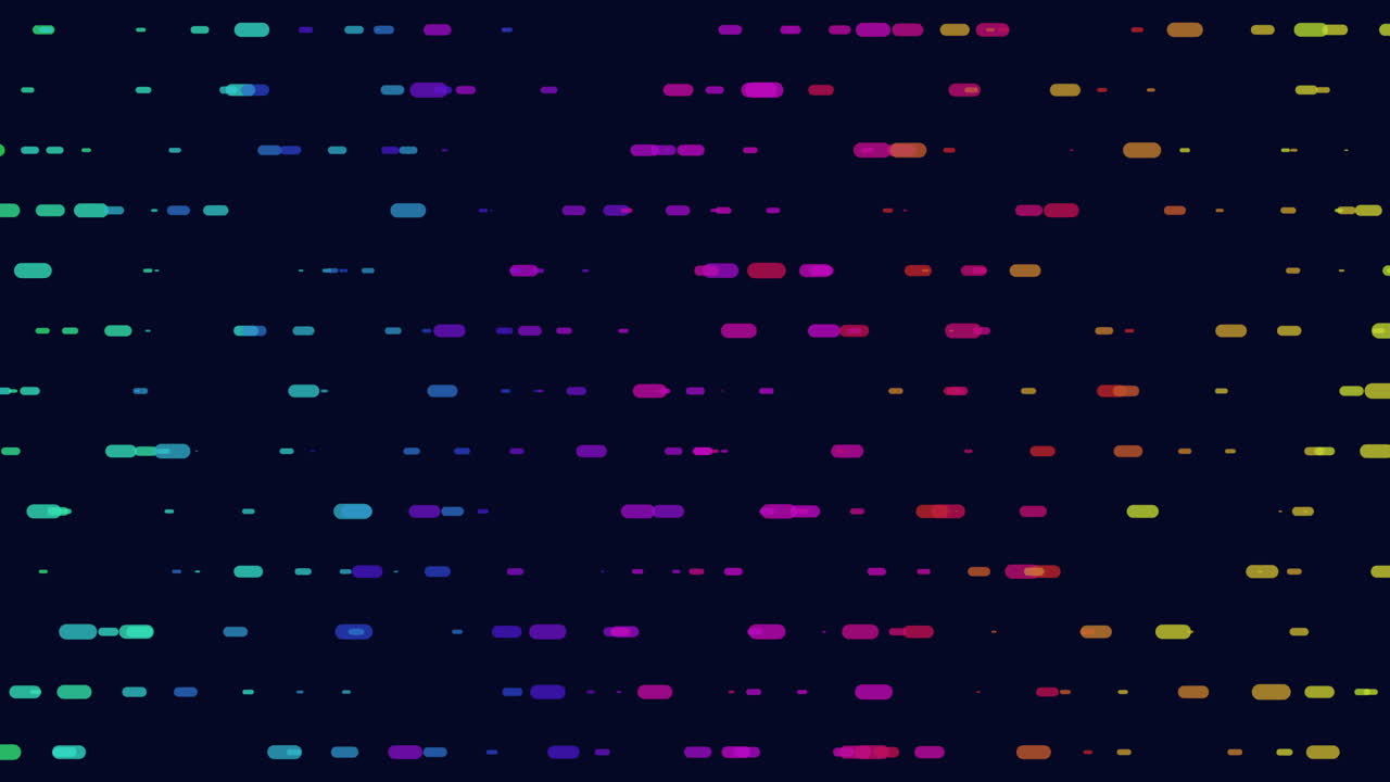 Colorful dots pattern in rows on blue gradient 3