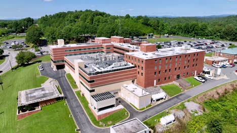 wilkes medical center, atrium health, north carolina baptist hospital aerial