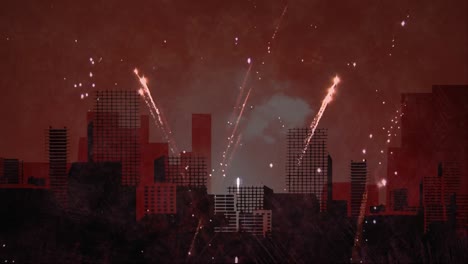 video de fuegos artificiales