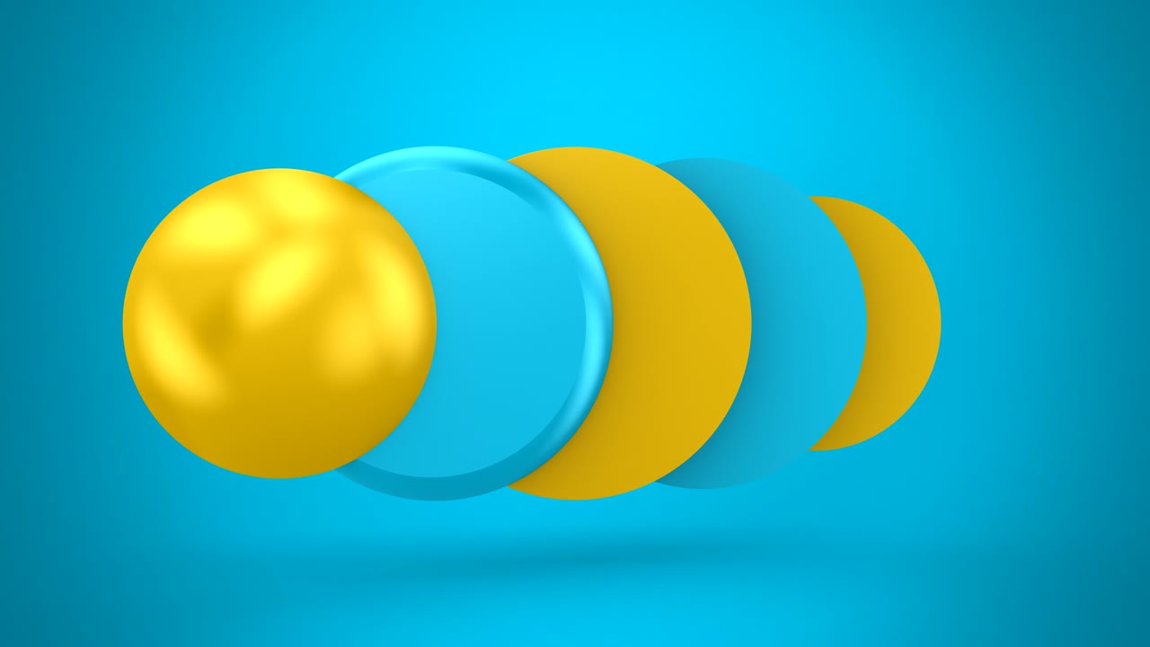 절단된 구는 회전합니다.