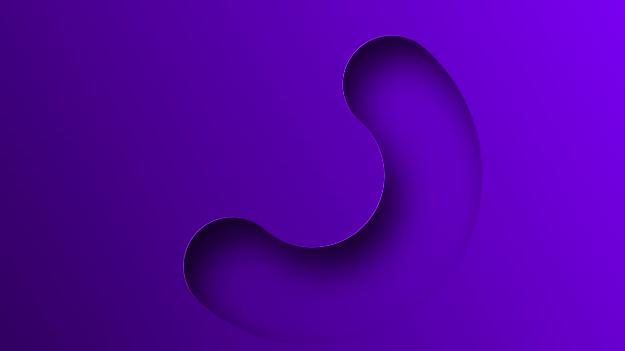 Abstract animation of circular lines