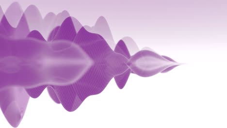 4k abstract undulating waveform