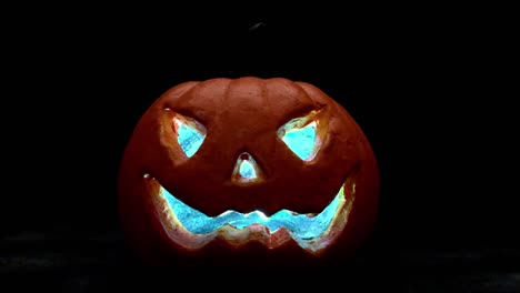 jack o linterna de halloween con bucle