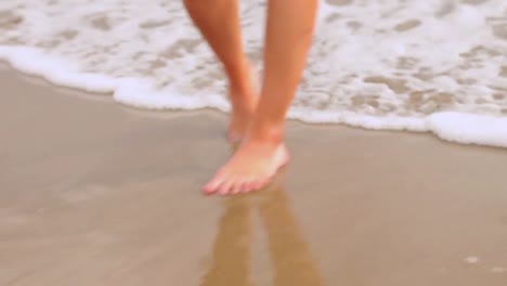 Woman-walking-in-the-water