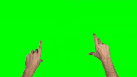 la mano de un hombre tocando la pantalla digital 4k