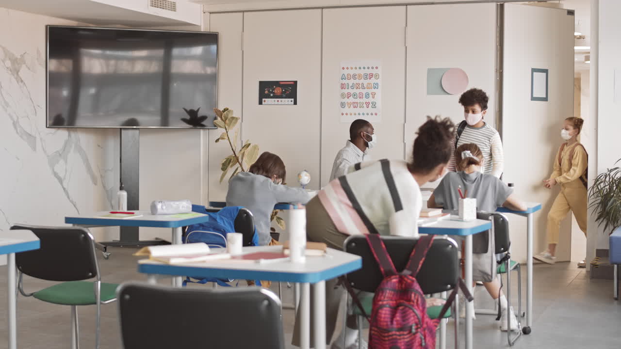 School Lesson during Covid