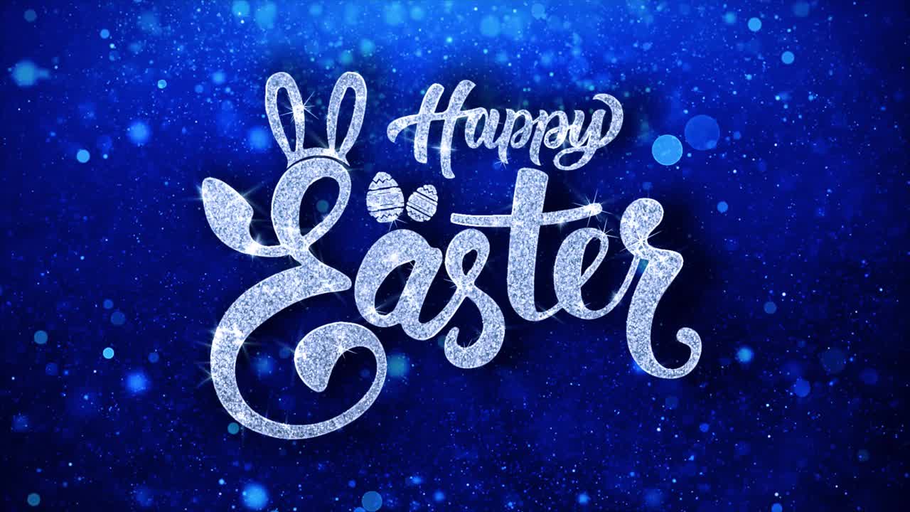 Sfondo glitterato Buona Pasqua