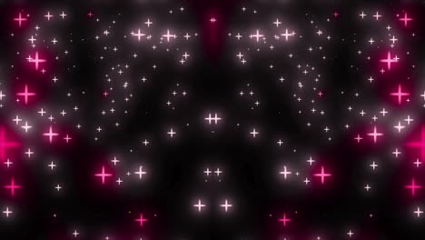 gráficos de movimiento de partículas de rotación de estrellas