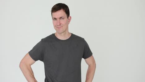 Man in a t-shirt