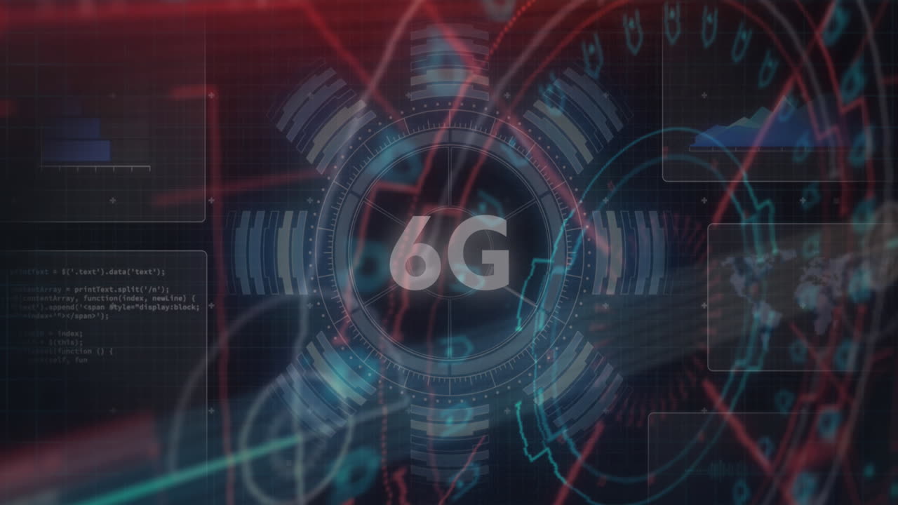 스 ⁇  스캔의 애니메이션과 화면에 있는 6g 텍스트