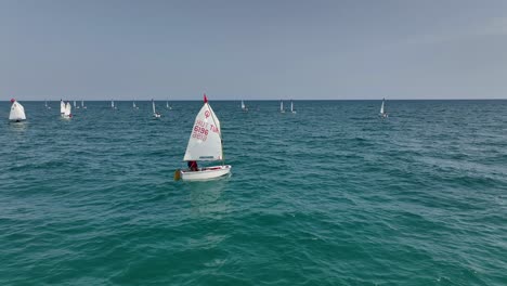 sailing competition at sea