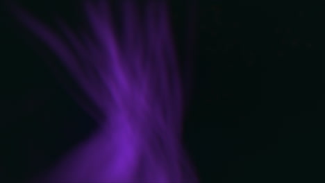 línea en zigzag púrpura dinámica sobre fondo negro