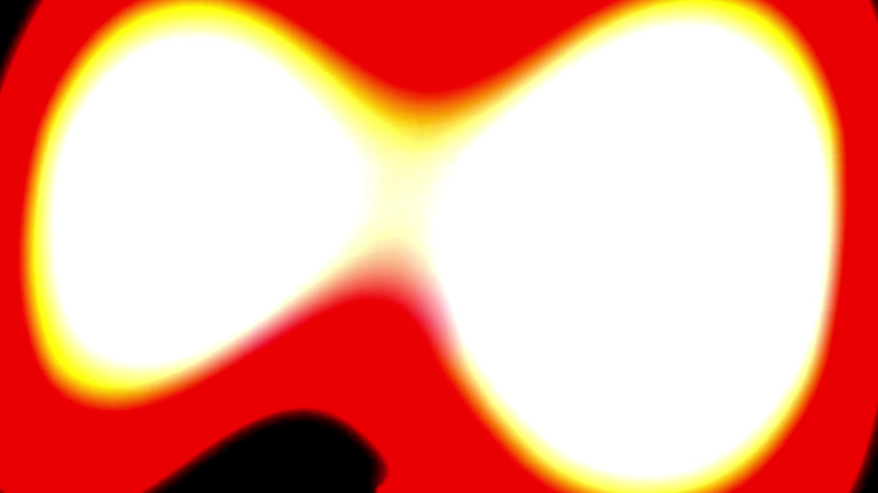 Abstract Red and White Light Flashes on Black Background