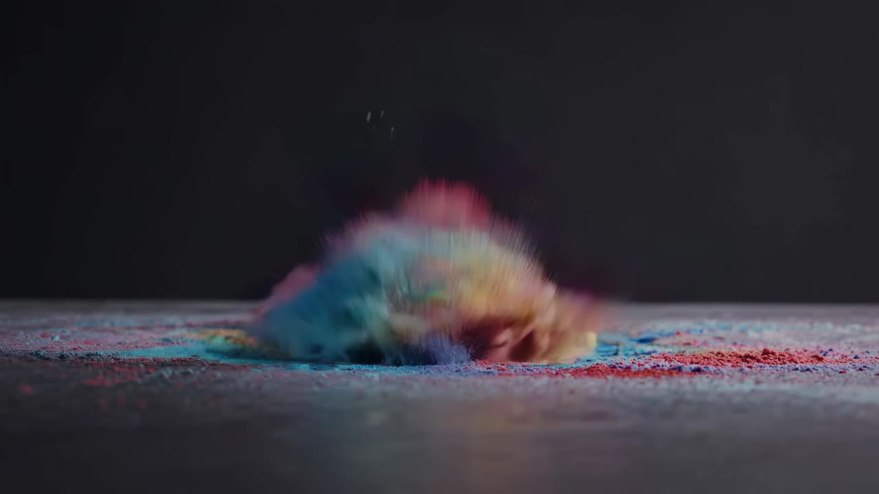 Abstrakt blækeksplosion