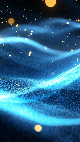 the image is a blue and white background with a lot of sparkles. the sparkles are scattered all over the background, creating a sense of movement and energy