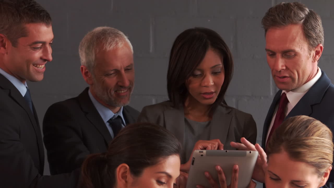 Business people working together 