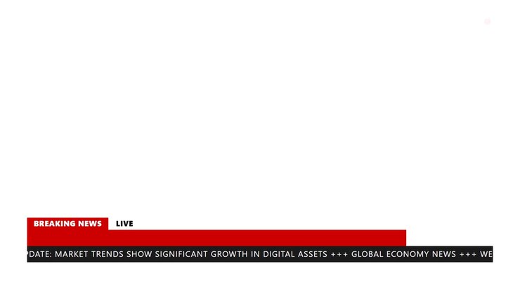 Breaking News Live Broadcast Lower Third Graphic
