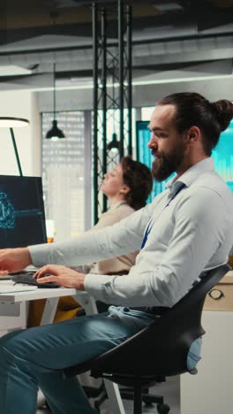 vertical video it specialist uses ai neural networks for data sharing and digitalization