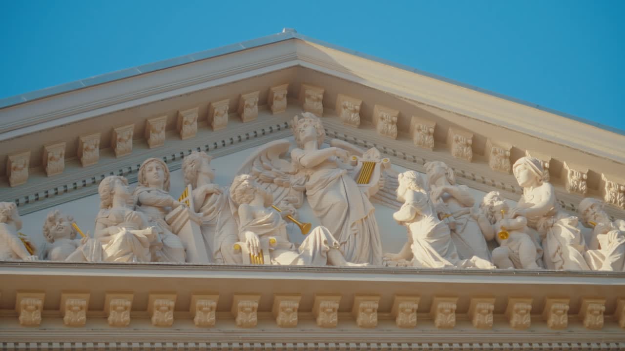 콘서트 홀 암스테르담의 뮤지션 각 조각의 클로즈업 손잡이 외관