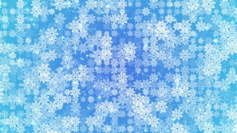 4k animated snowflakes. looped background