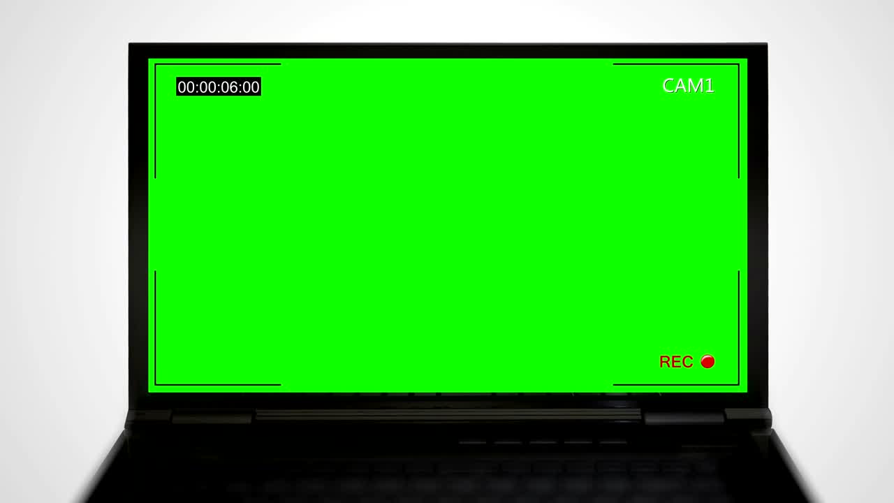 laptop monitor display of video surveillance