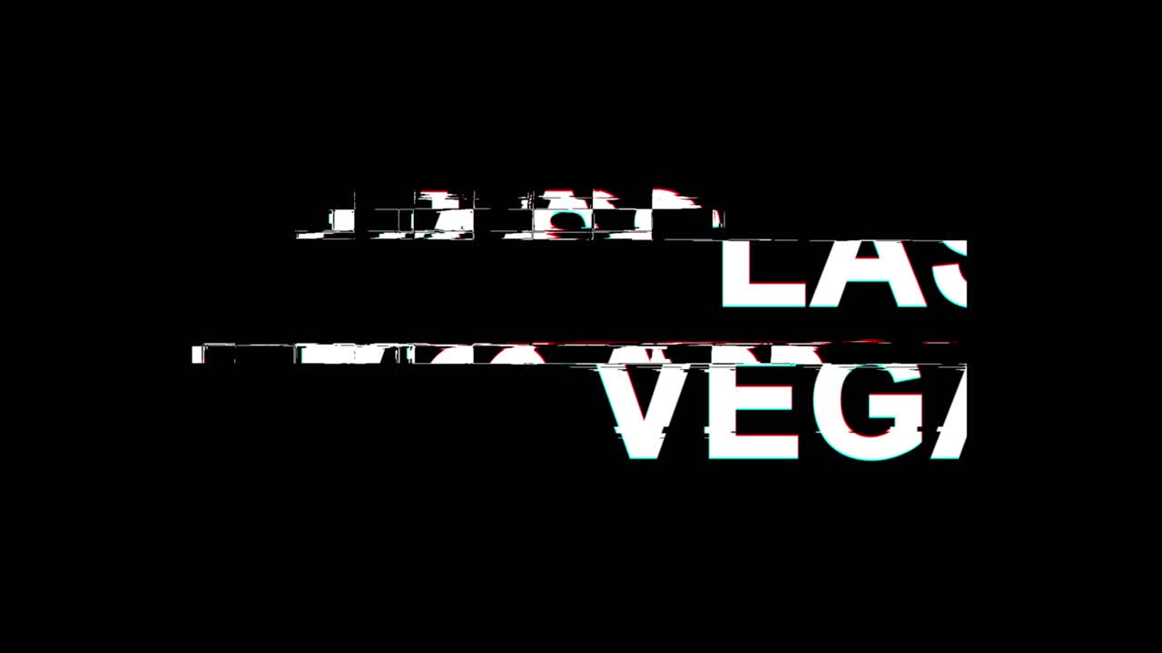 Las Vegas Text Graphic Design