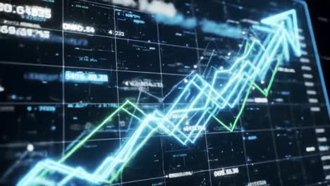 visualizing data trends and growth patterns: a dynamic overview of financial analytics and market progression through innovative graphs and charts