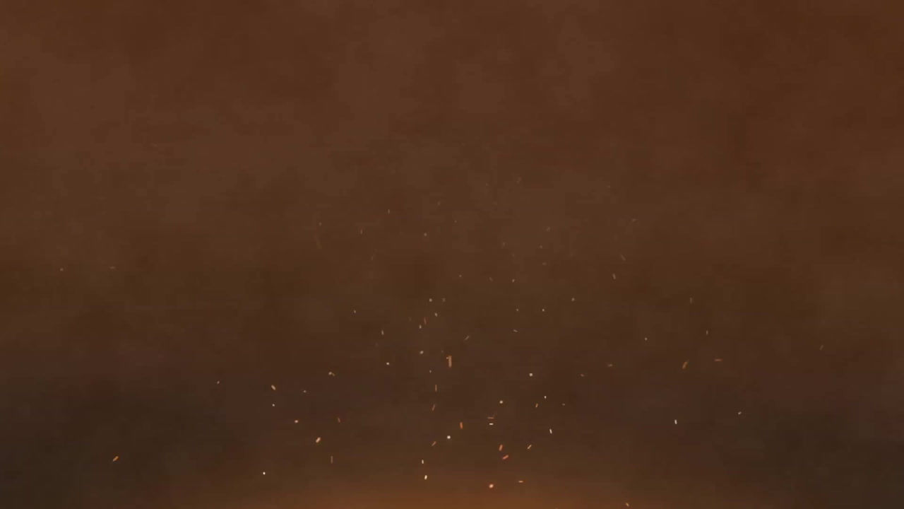 어두운 배경에서 폭발하는 반이는 불꽃놀이의 애니메이션