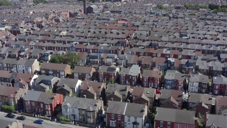 drone shot sweeping across wavertree housing estate 03