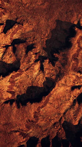 terraced earth surface