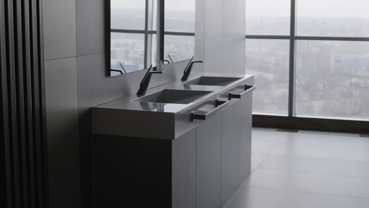 Modern Double Sink Bathroom