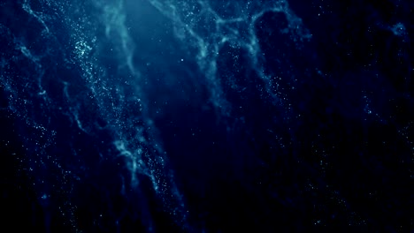 particles blue dust abstract light bokeh motion titles cinematic background loop