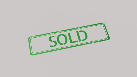 sold stamp