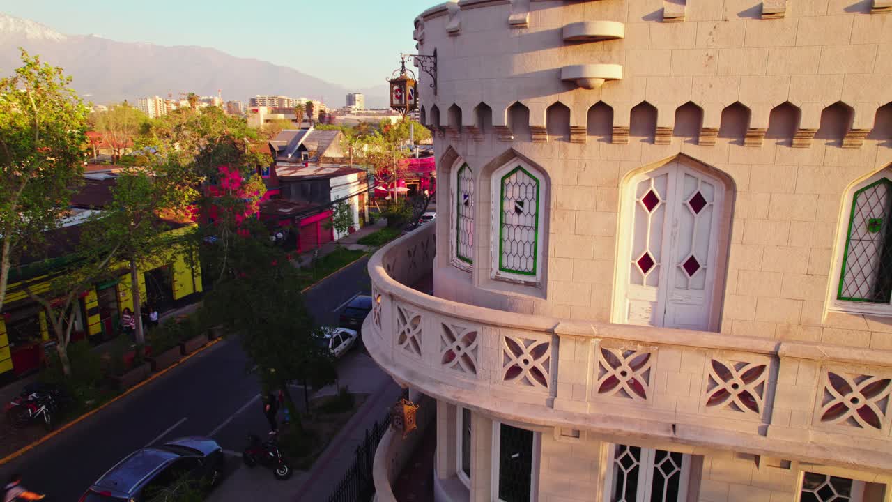 칠레의 팔라시오 세르미니 카스티요 로스 예수타스 (palacio sermini castillo los jesuitas) 의 외관