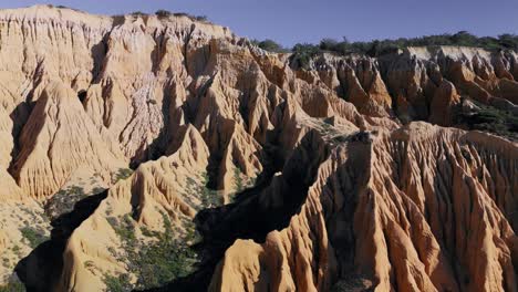 Spiky-Rugged-Mountains-Natural-Wonders-In-Madeira,-Portugal