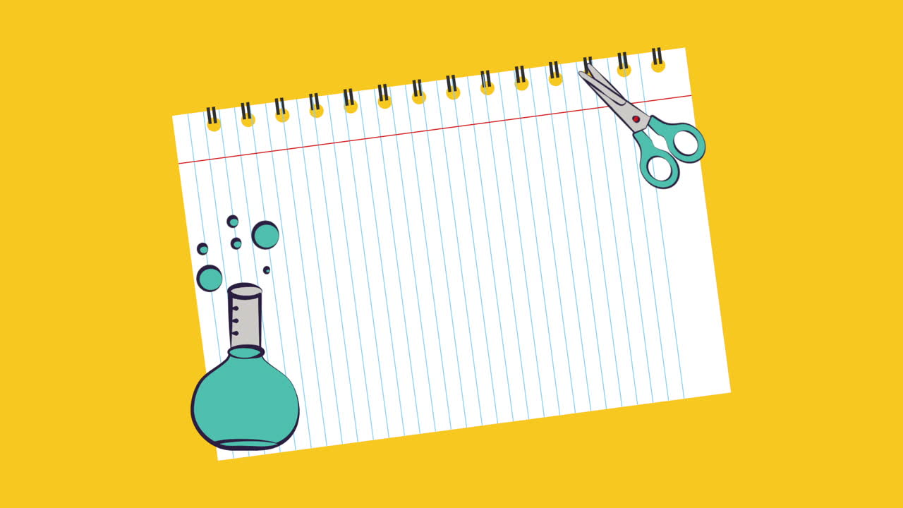 Back to school video animation