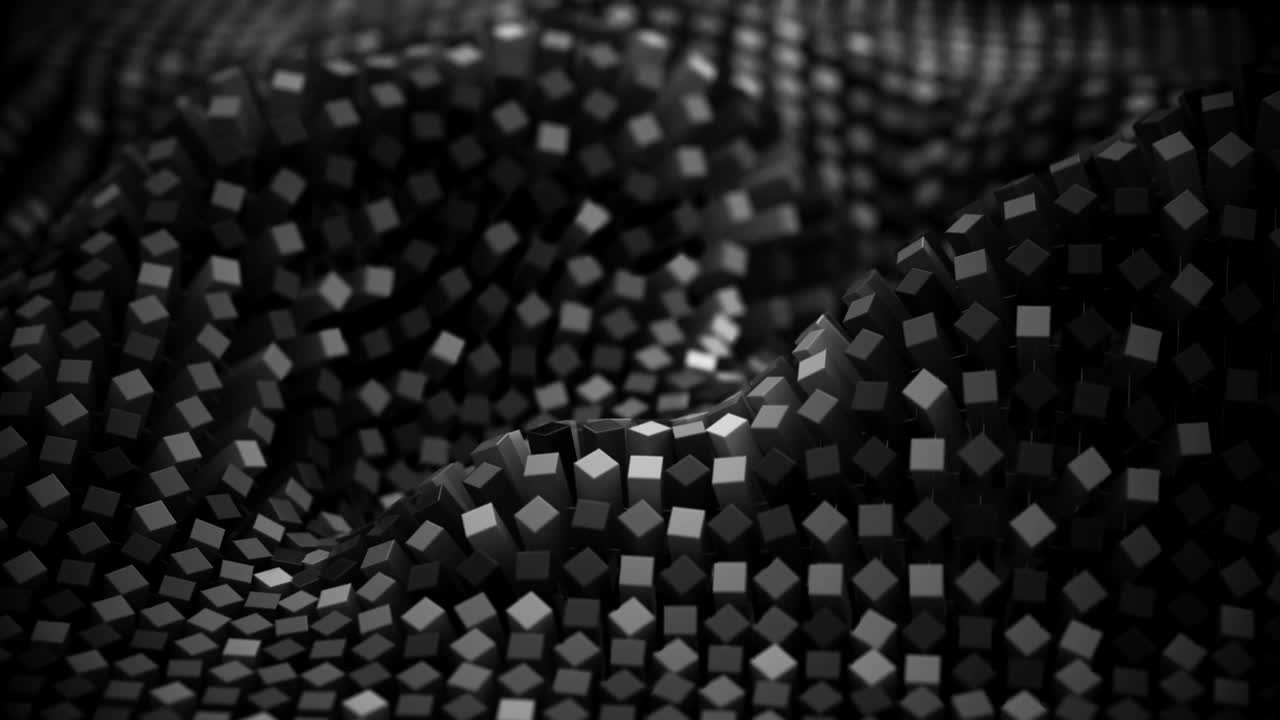 messa di molecole di rete colorate da 4k.