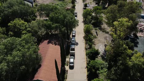 vista de drones del proceso de construcción del parque de la ciudad en méxico, video 4k