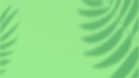 animación de un patrón floral con espacio de copia sobre un fondo verde