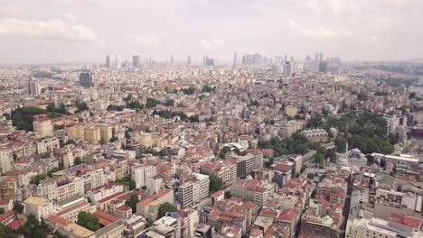 aerial view of istanbul