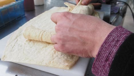 making shawarma