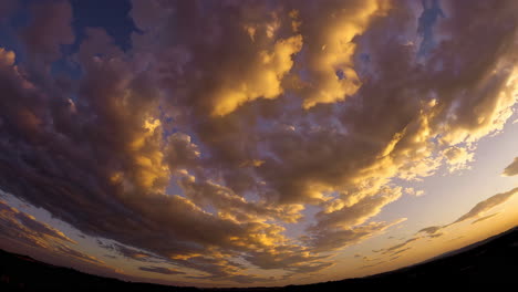 dramatic sunset cloudscape