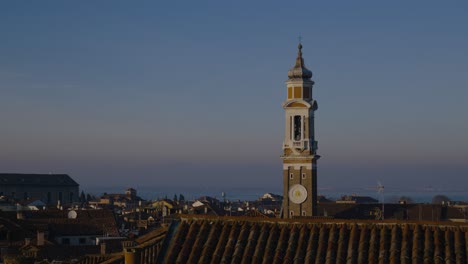 High-Bell-Tower-Of-Church-Of-The-Holy-Apostles-Of-Christ-In-Venice