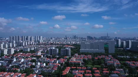 Phu-My-Hung-area-of-Ho-Chi-Minh-City,-Vietnam-on-sunny-morning